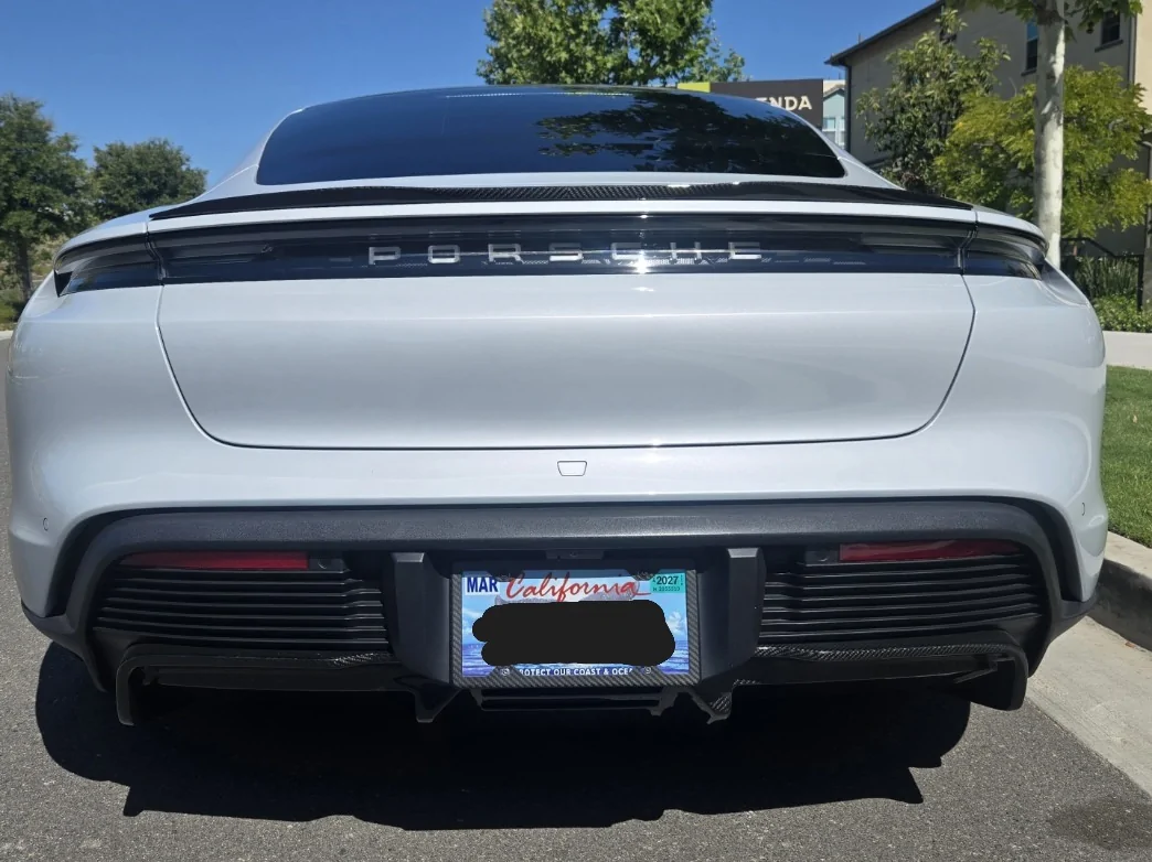 Porsche Taycan It's done (I think)! Taycan rear from lo