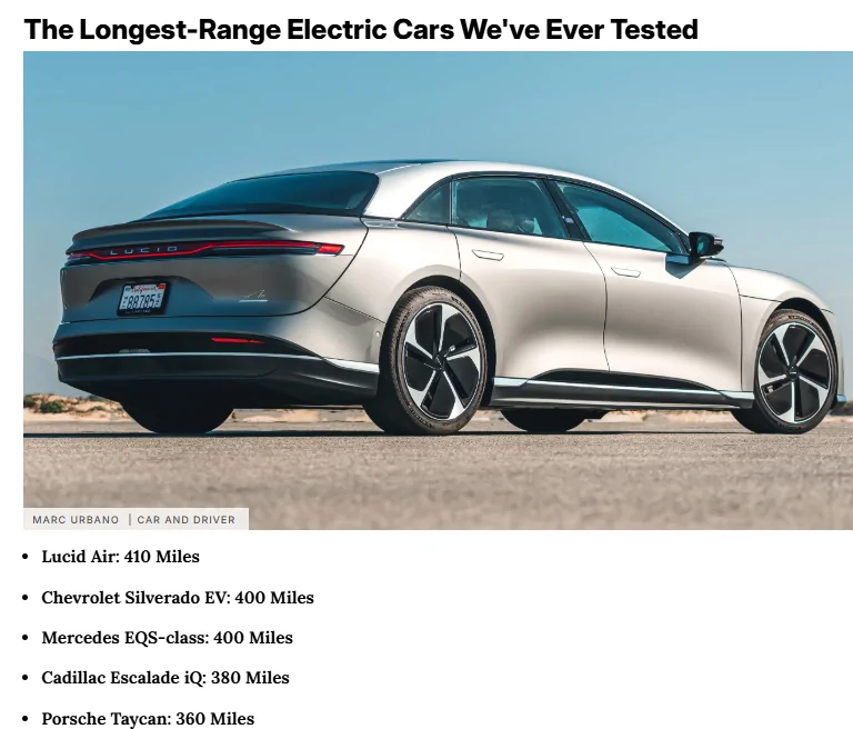 Porsche Taycan "The Longest-Range Electric Cars We've Ever Tested" - article 1783526591196-hf