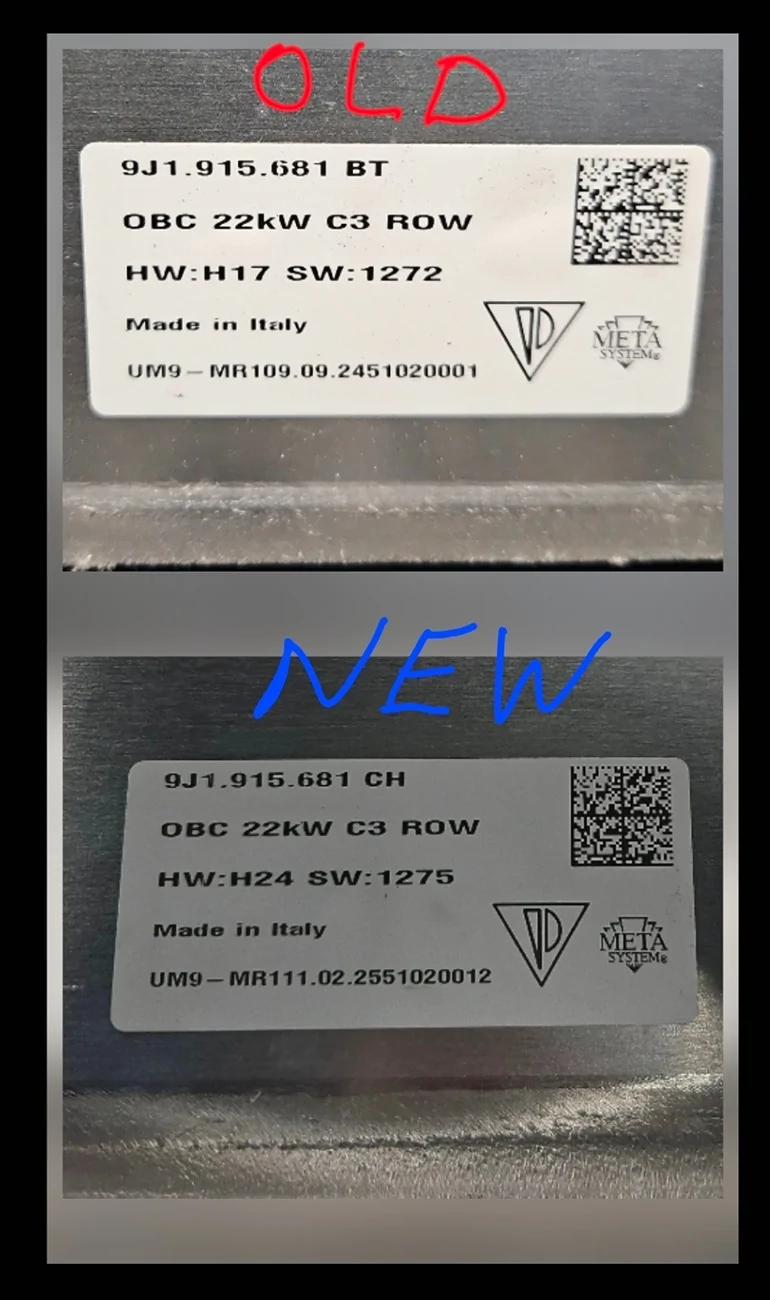 Porsche Taycan 22KW OBC downgrade compensation Screenshot_20260711_144702_Editor Lit