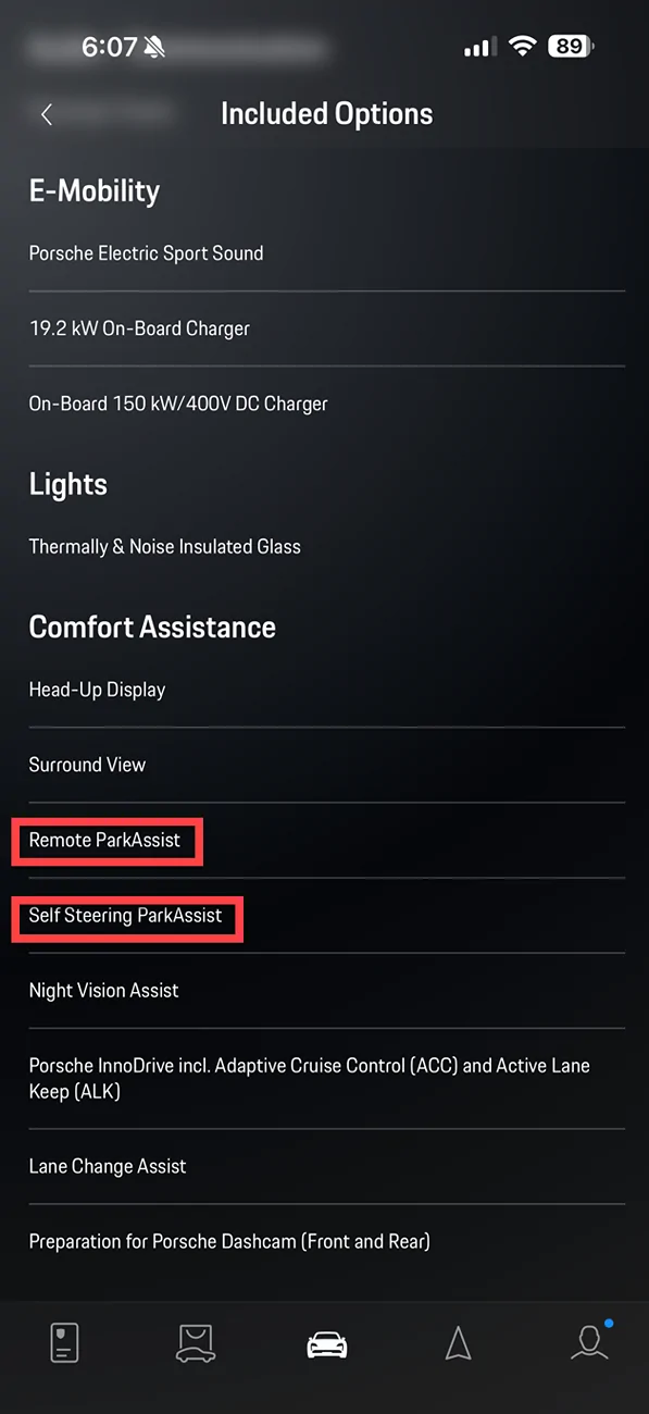 Porsche Taycan Active Parking - How? 1783818714190-hn