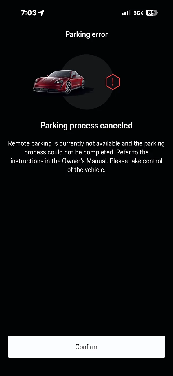 Porsche Taycan Active Parking - How? IMG_0768