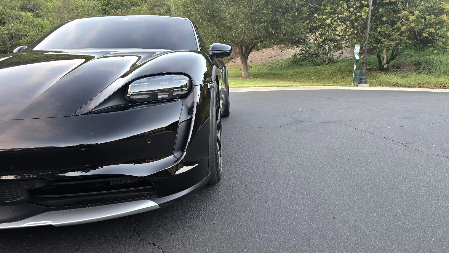 Porsche Taycan How do I make this car prettier? What would you do? spacersfront