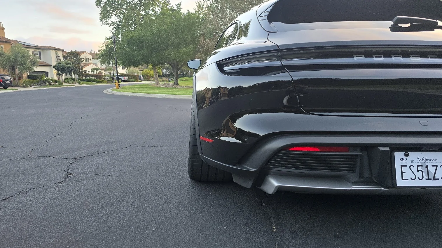 Porsche Taycan How do I make this car prettier? What would you do? spacers rear
