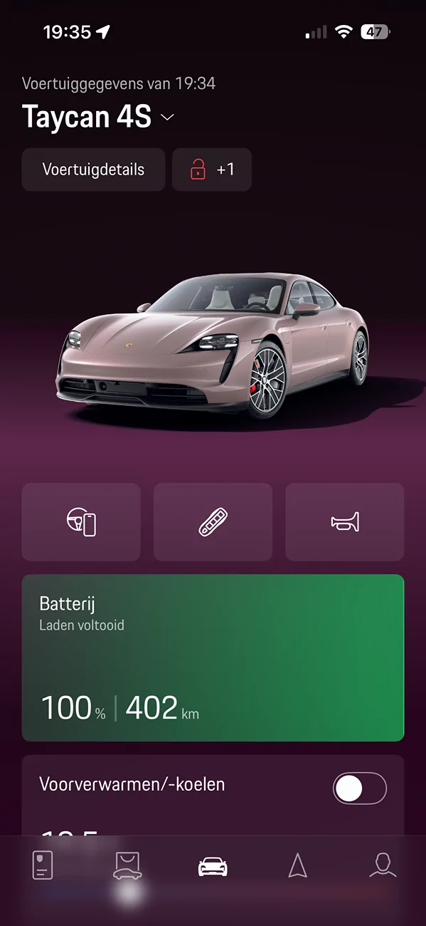 Porsche Taycan 271 miles!  100% charged. What’s your range shown? IMG_6048
