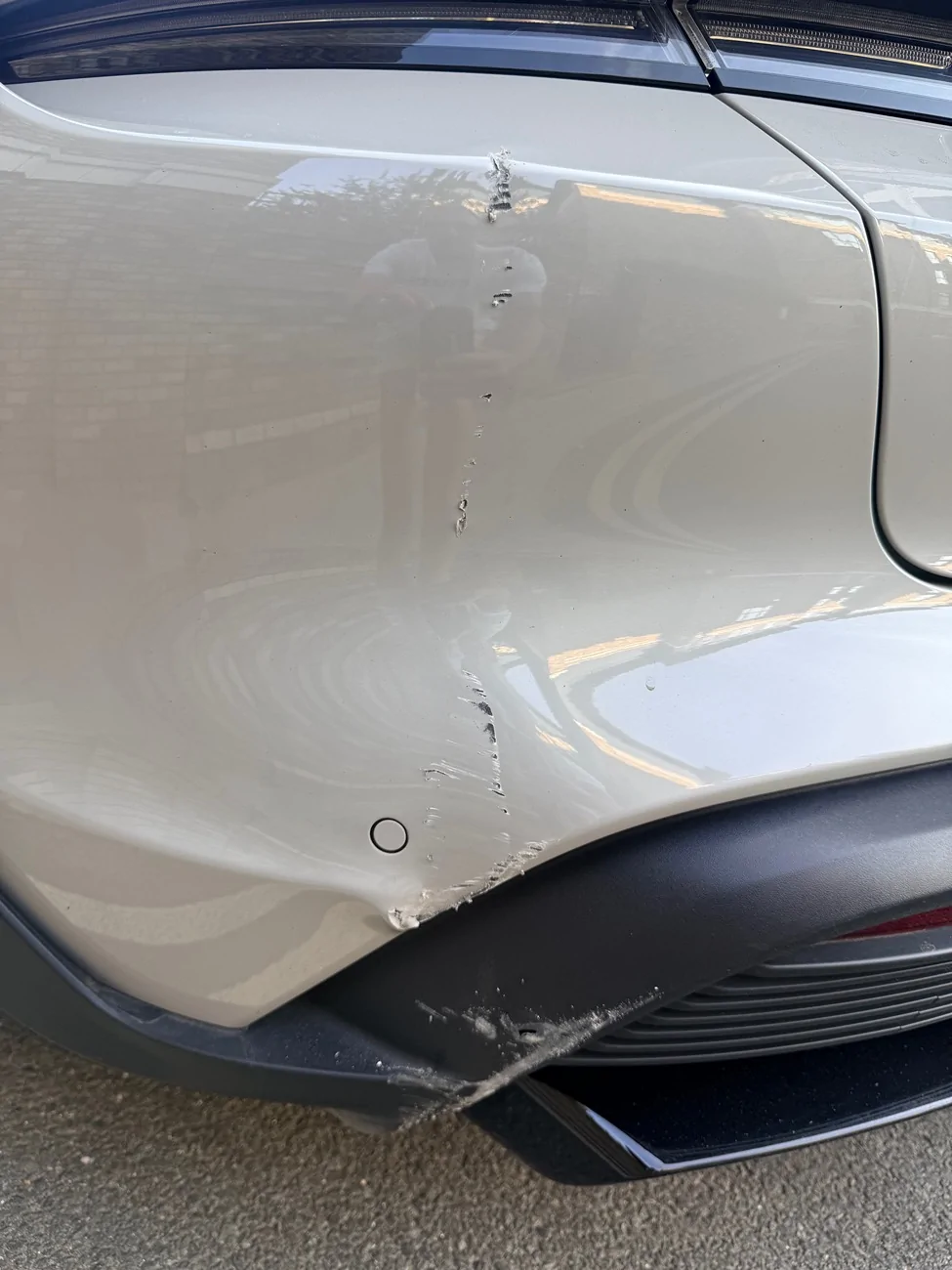 Porsche Taycan Had it two days and crashed it 😱 IMG_5419