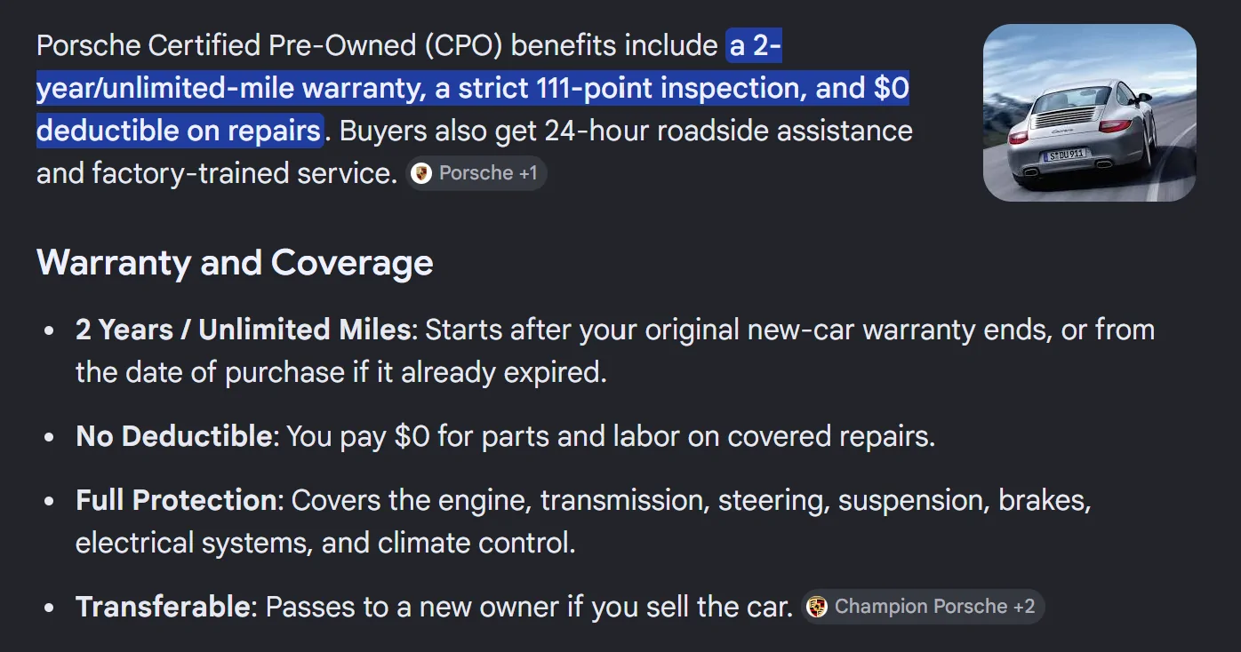Porsche Taycan If I'm buying from a private seller in the US, could I get them to CPO it or is that prohibitively difficult? 1784991949141-s