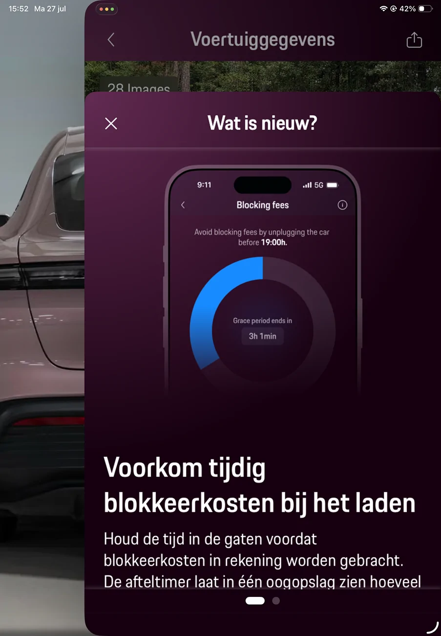 Porsche Taycan Beware of Porsche app Blocking charges IMG_0044