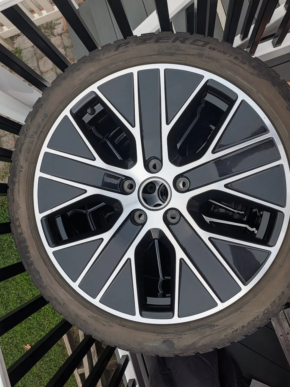 Porsche Taycan 20" Turbo wheels with winter tires - NYC - $750 PXL_20260727_225405671