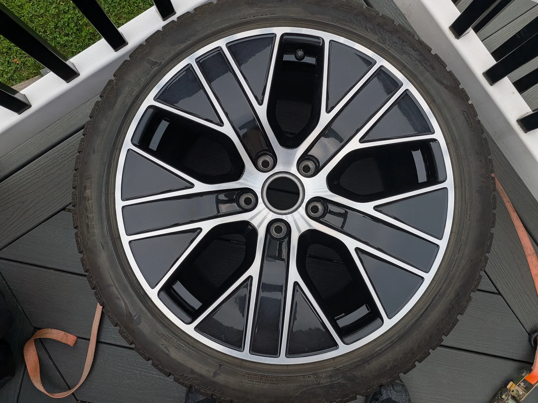Porsche Taycan 20" Turbo wheels with winter tires - NYC - $750 PXL_20260727_225547331