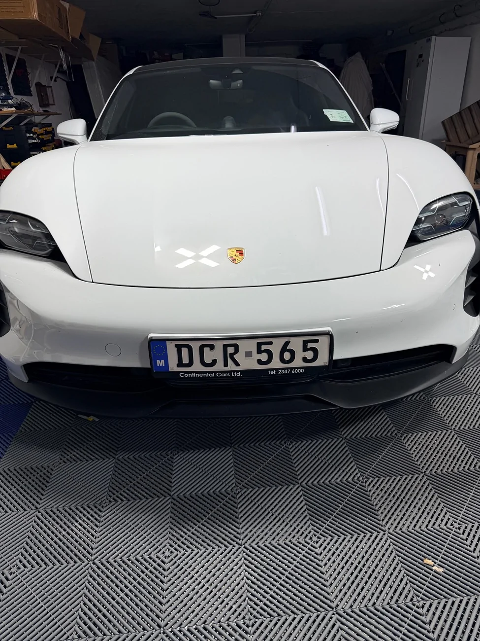 Porsche Taycan Taycan 4S hood misaligned IMG_1259