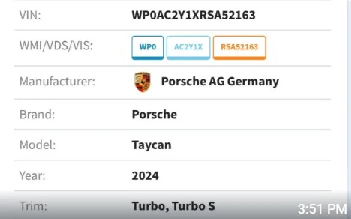 Porsche Taycan Picked up 2024 Turbo S on July 10th (9 days ago) - Still waiting to get verified in My Porsche App sfd2
