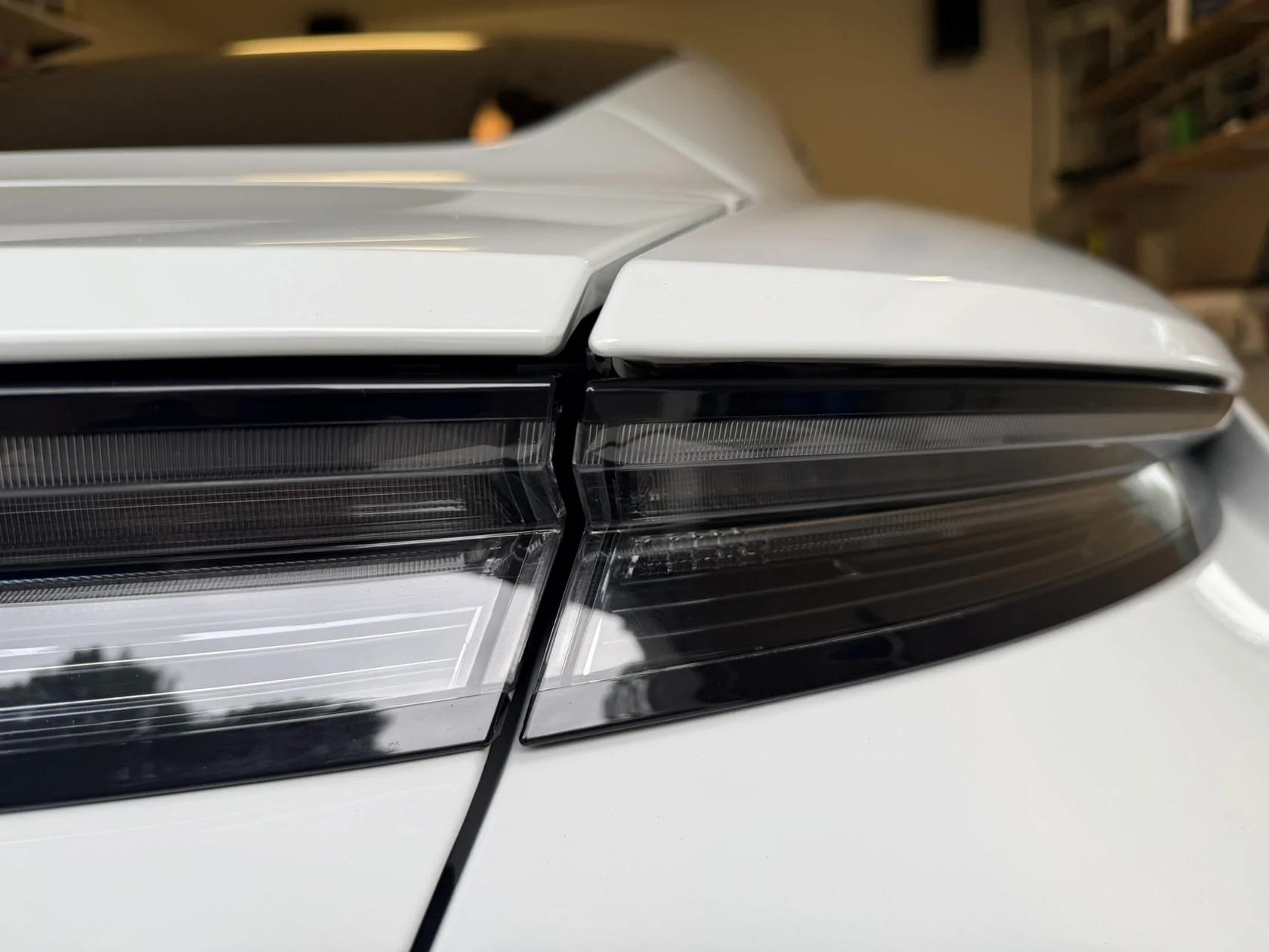 Porsche Taycan Trunk / Tail Lights (mis) alignment - how to adjust IMG_2263