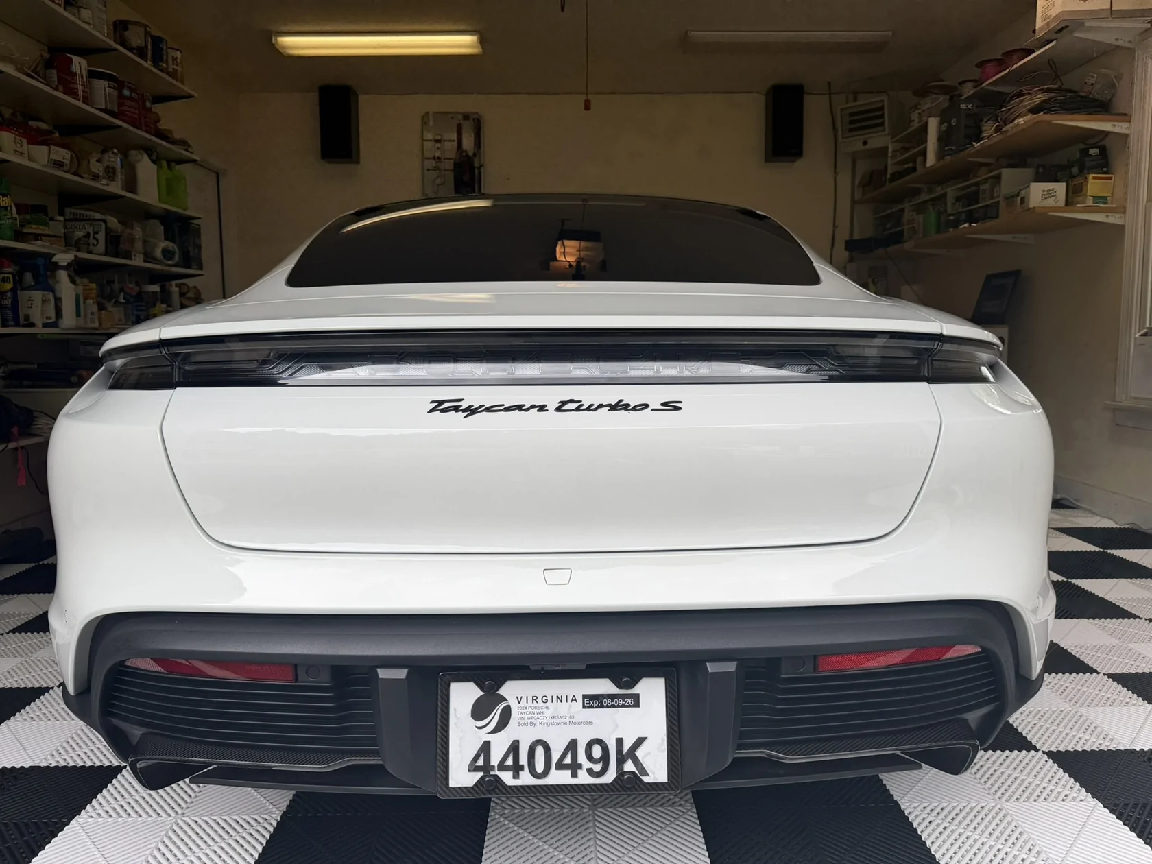 Porsche Taycan Trunk / Tail Lights (mis) alignment - how to adjust IMG_2277