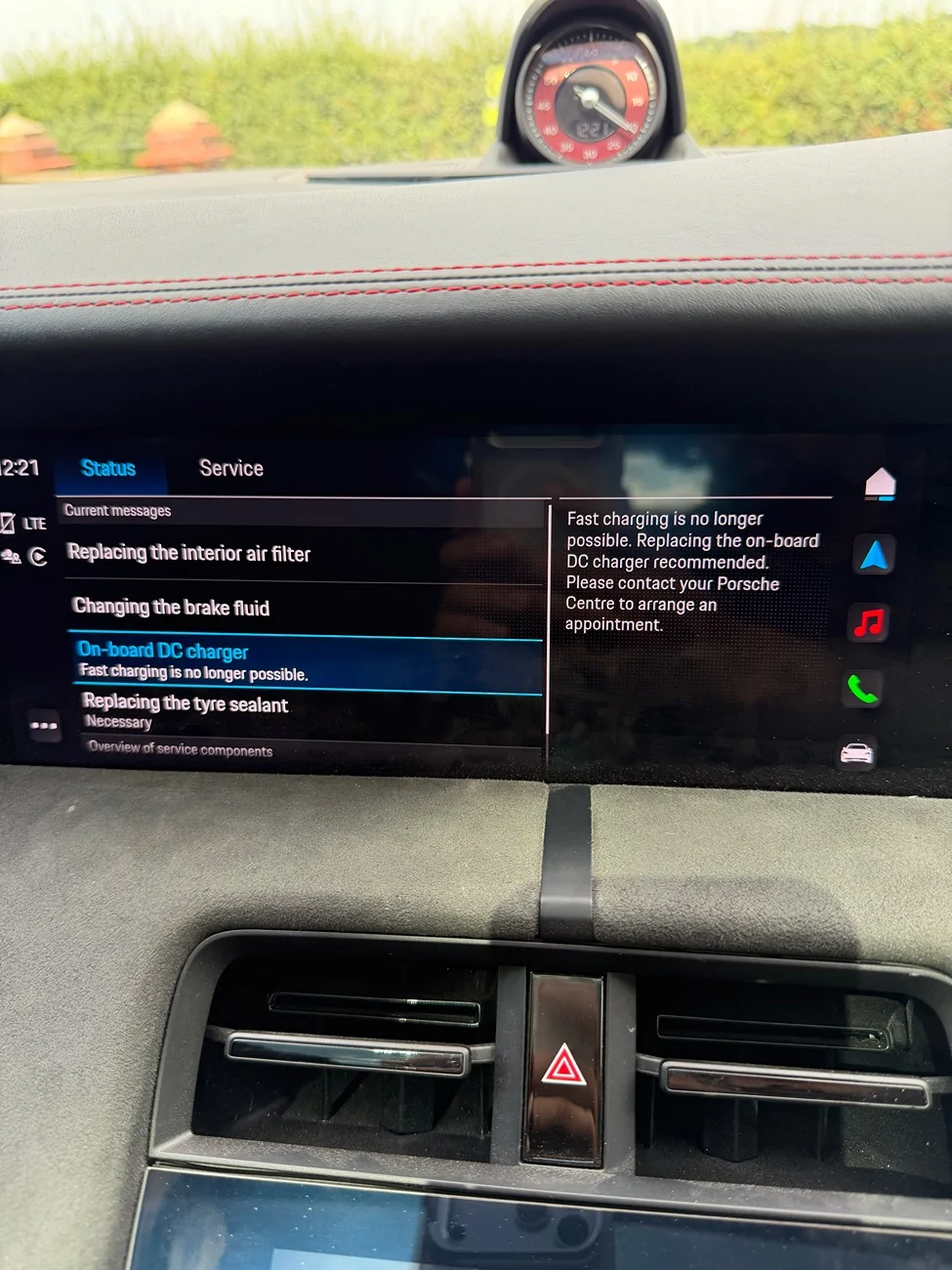 Porsche Taycan Charging issues on board charger IMG_1673