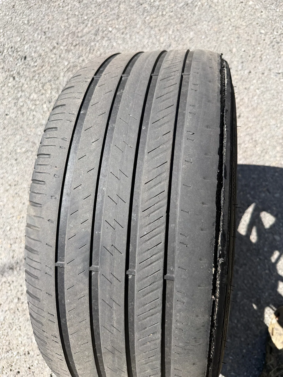 Porsche Taycan Normal wear for something I mostly drive in eco mode? 20K miles and cords on the shoulder 2026-08-04 15.48.19