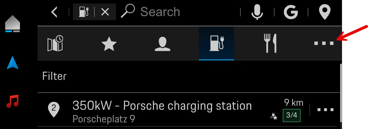 Porsche Taycan How to… discard certain charging stations 1786001655252-g0