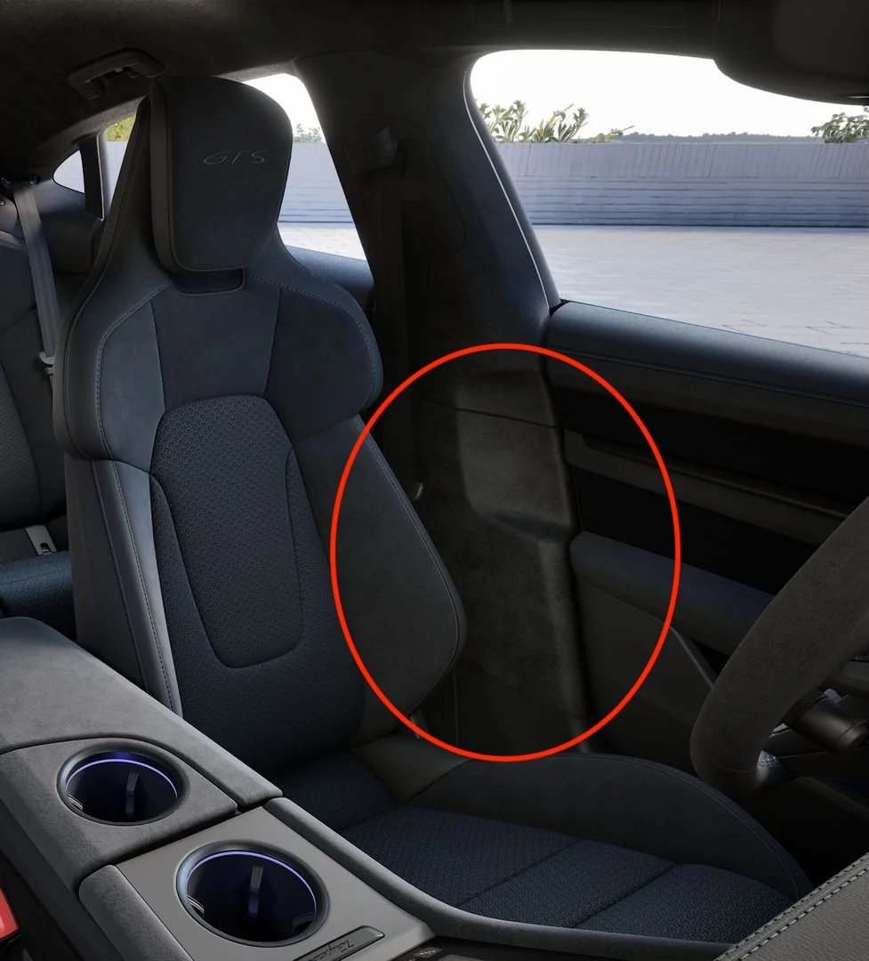 Porsche Taycan Interior B-pillar trim lower_b_pillar_trim