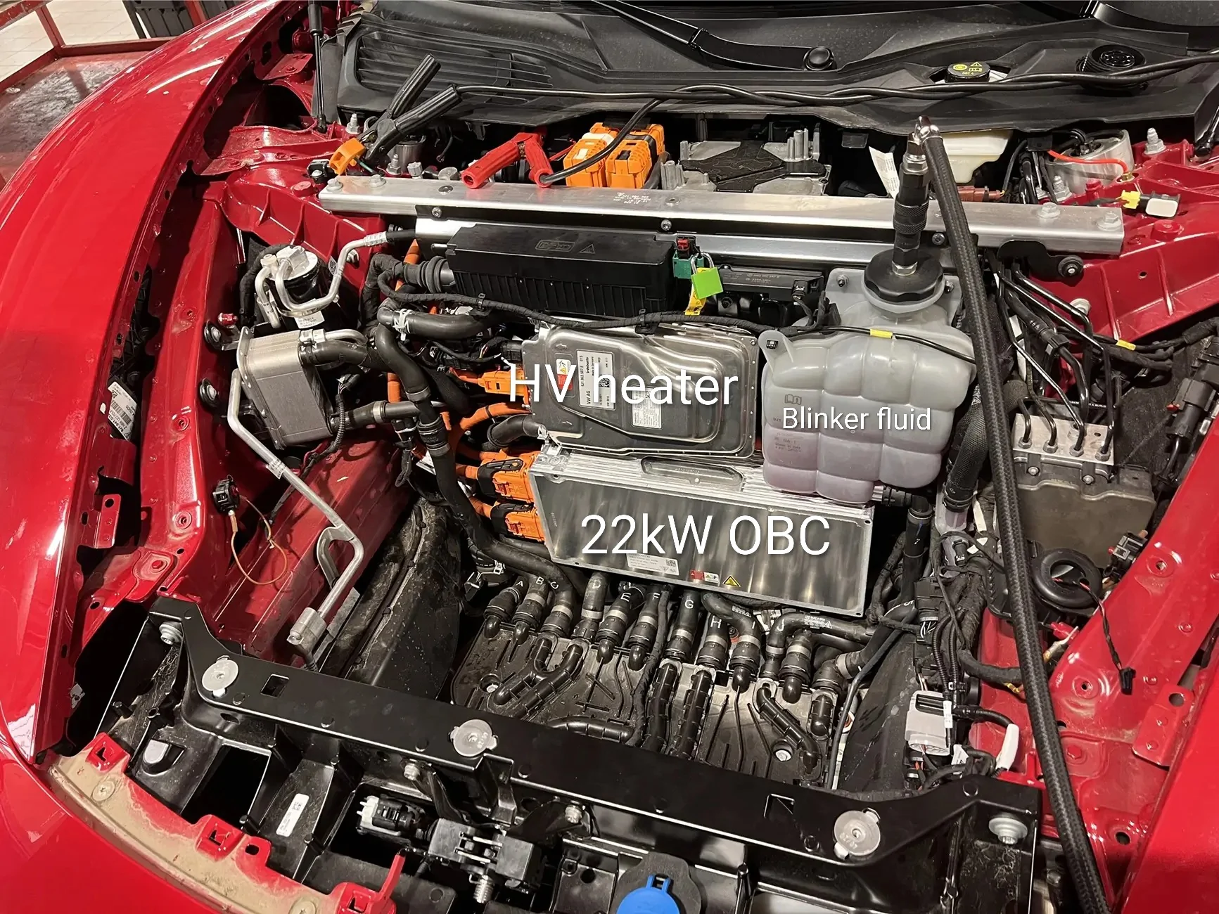 Porsche Taycan Fun fact: 22kw (19.2kW in N.A.) OBC is physically larger than the 11kW (9.6kW in N.A. after OTA downgrade) 92498-df762ecbb64235b9eab8c30a54f3482a~2