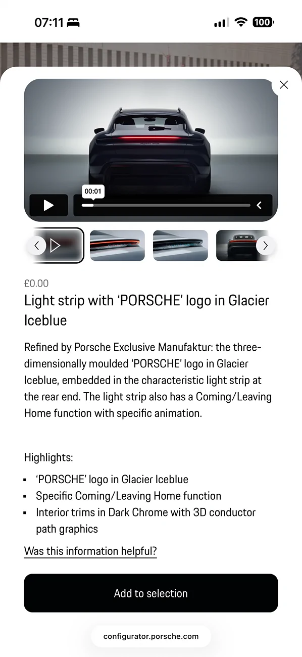 Porsche Taycan Welcome home animation…. IMG_5085