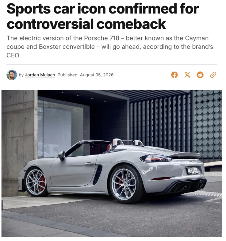 Porsche Taycan "Porsche plans to discontinue Taycan production by 2030, WirtschaftsWoche reports" - article 1787182754644-yu