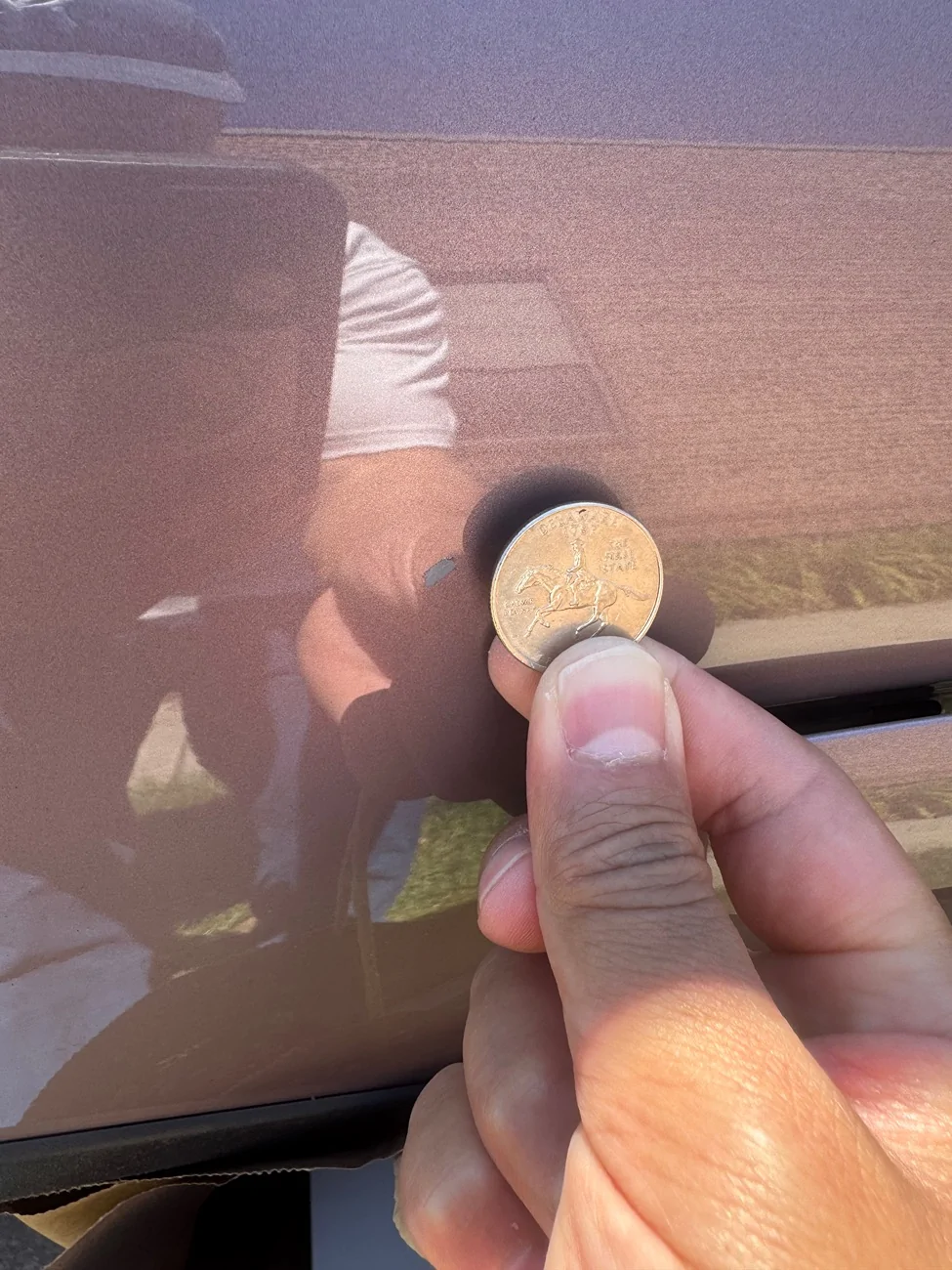 Porsche Taycan Door ding repair recommendations IMG_0423