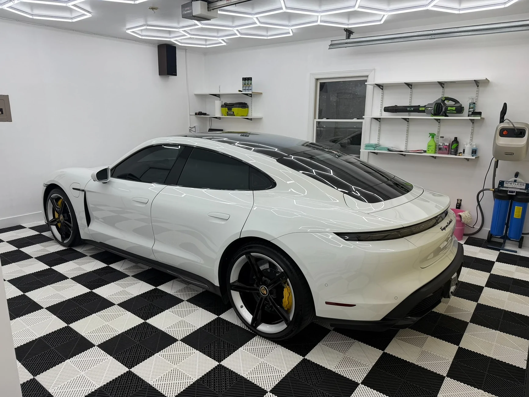 Porsche Taycan Had front PPF'ed and then Modesta ceramic coating applied to the whole car IMG_2492