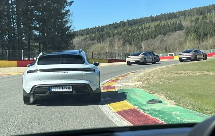 Taycans on trackdays Spa Francorchamps 🇧🇪