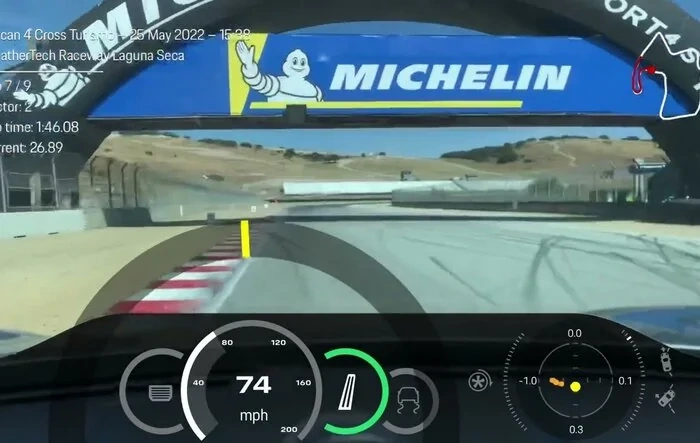 Is a base Taycan any fun at the track? -> Video, pics, data from Laguna Seca