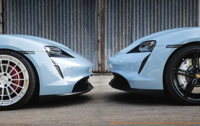 Range Comparison: 2021 Taycan 4S vs. brand new 2022 Taycan CT4 - real life drive together