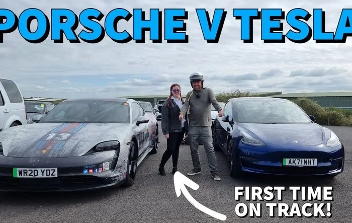 Track comparison: Tesla Model 3 Performance vs Taycan 4S
