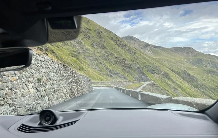 Como to Galtur via the Stelvio Pass in a Taycan Cross Turismo 4