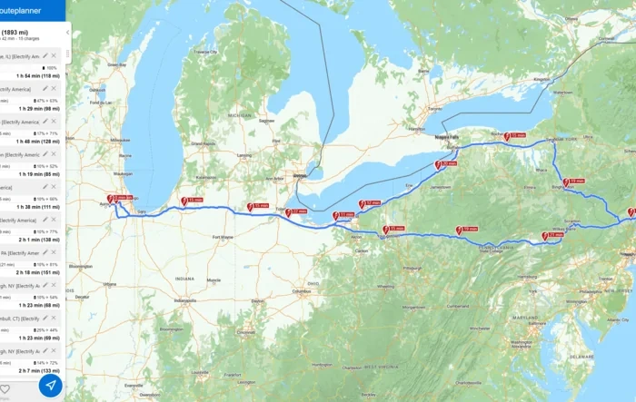 2,500 miles in 8 days in Taycan GTS