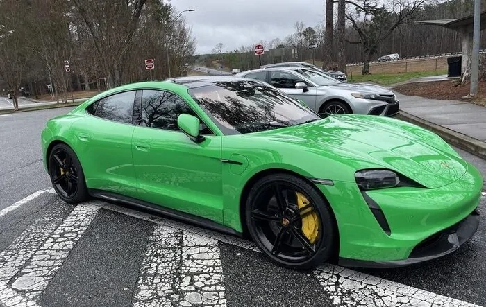 Pure Green Taycan Turbo S PTS Delivered!