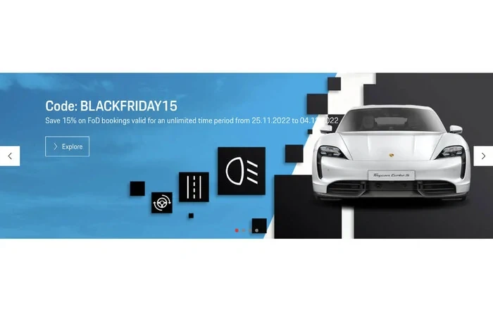 Porsche Connect Store - FoD 15% Black Friday Sale until December 4