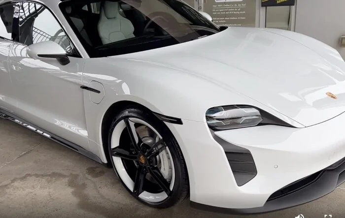 My Taycan GTS arrival (Carrera White Metallic)