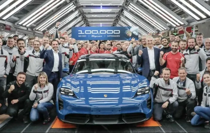 Video: The 100,000th Taycan Has Just Been Made