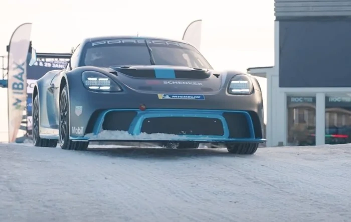 GT4 e-Performance EV unleashed at the Race of Champions Sweden
