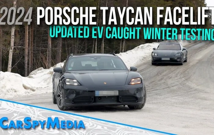New Video of Face Lift 2024 Taycan & Sport Turismo