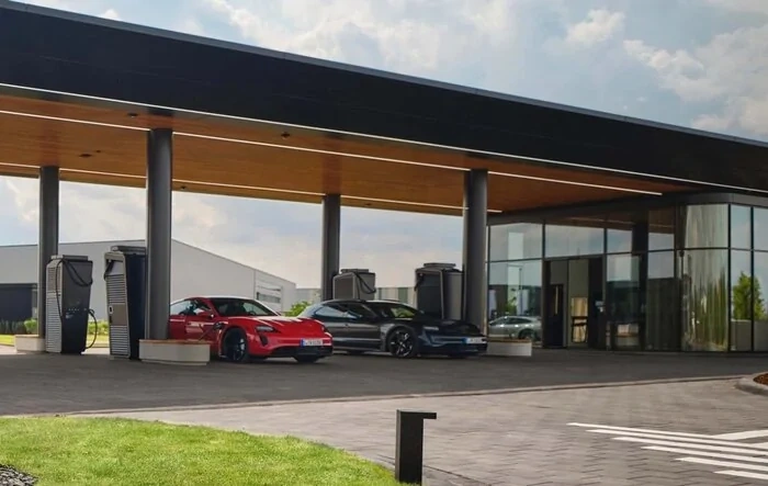 First Porsche Charging Lounge opens in Germany