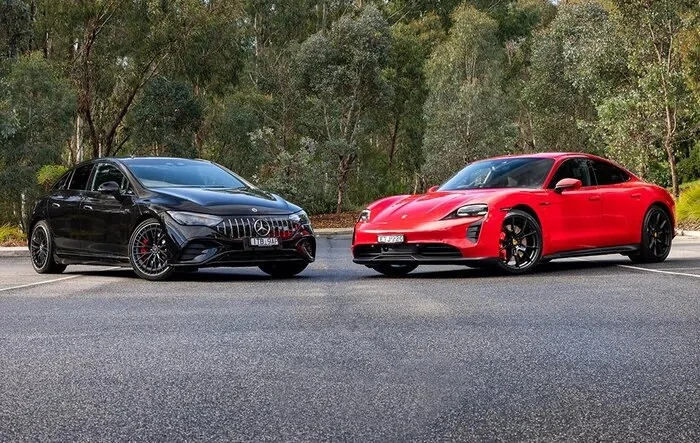 Taycan GTS vs AMG EQE53 review