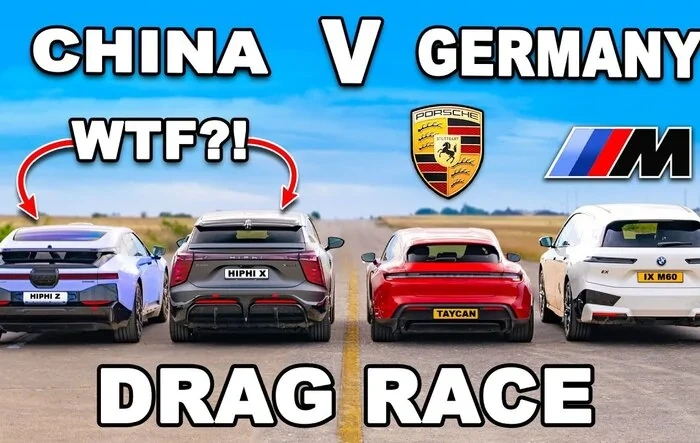 Taycan GTS v BMW iX M60 v Chinese Teslas: DRAG RACE