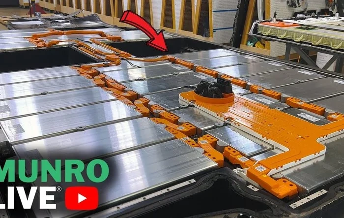 Taycan battery teardown