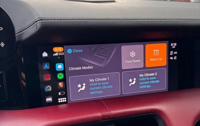 My Porsche App Update for Taycan Finally Adds Climate Controls & More through Apple Carplay! Happy Thanksgiving!