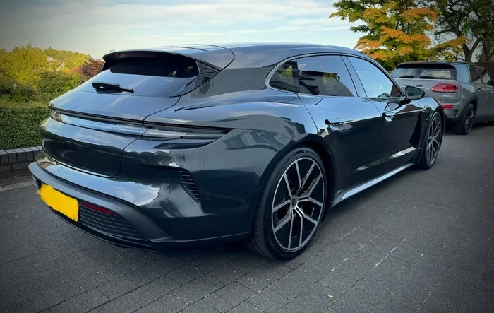 My new 2025 Taycan Sport Turismo Turbo with Active Ride -- first impressions & photos