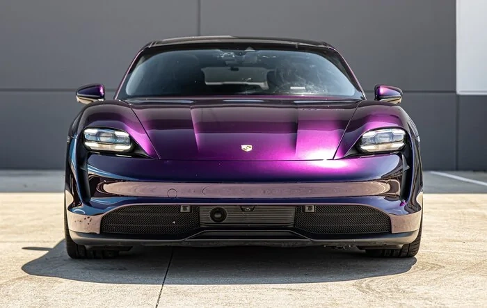 Purple Taycan