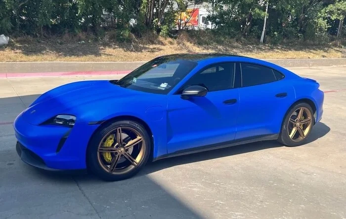 New wrap and PPF:  "Shark Blue" vinyl + Satin PPF