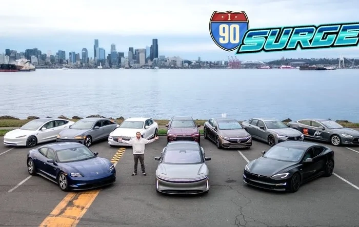 Out of Spec races 9 EV sedans (+ 1 ICE) across the U.S.A., I-90 from Seattle to Boston