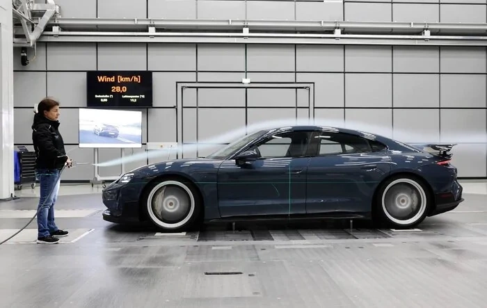 Article - meet an engineer responsible for new J1.2 Taycan's greater range & aerodynamics