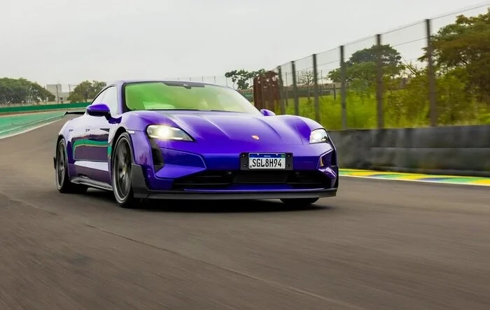 2025 Taycan Turbo GT sets Interlagos track EV record, beating 911 Turbo S time