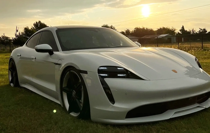 2022 Taycan 4S subtle modifications